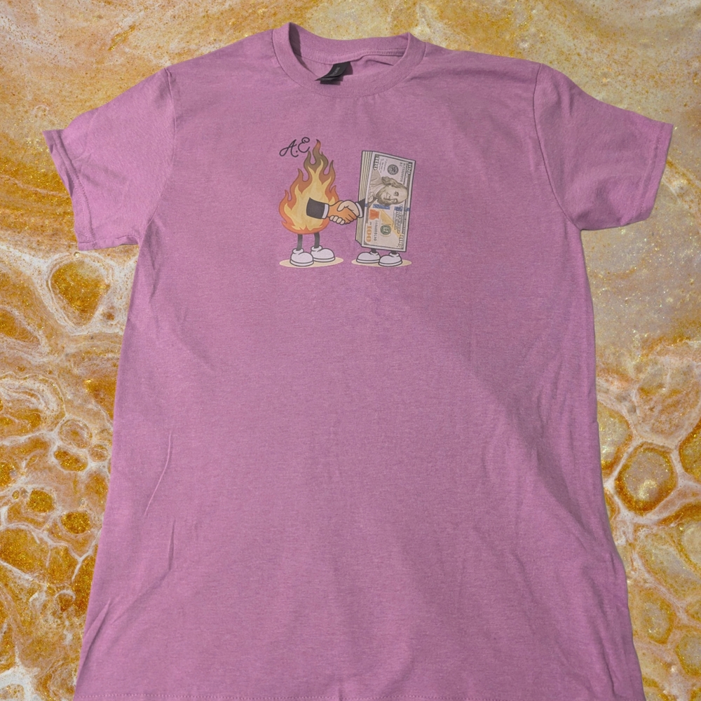 Gildan Purple Graphic Short Sleeve Tee